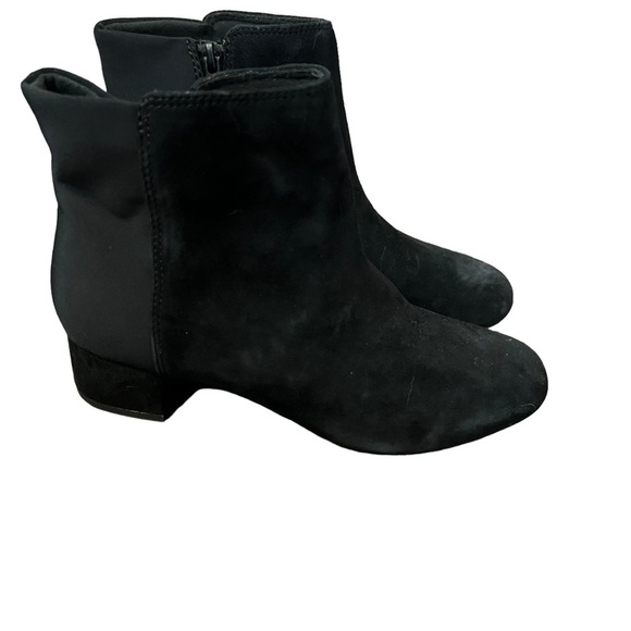 Clarks Chartli Valley Black Ankle Boots Combi Suede - Picture 7 of 11